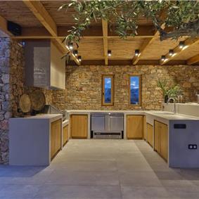 6 bedroom villa with pool, East Paros, sleeps 12